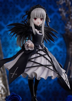 Aus der "Rozen Maiden" Reihe kommt diese detailreiche PVC Statue. Sie ist ca. 15 cm groß und wird mit Base in einer Fensterbox geliefert.